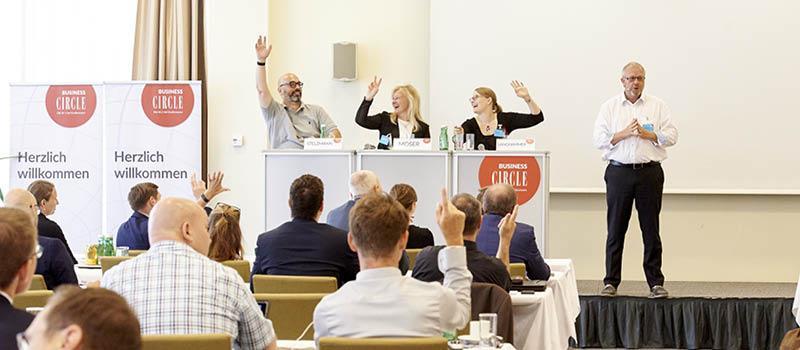 Markus Stelzmann, Silvia Moser, Vanessa Langhammer, Sven Schnägelberger